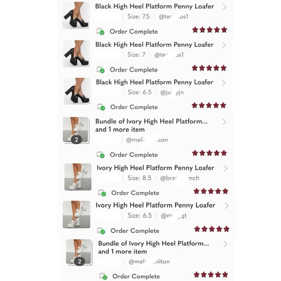 Tan Croc Embossed High Heel Platform Penny Loafer - Picture 6 of 7